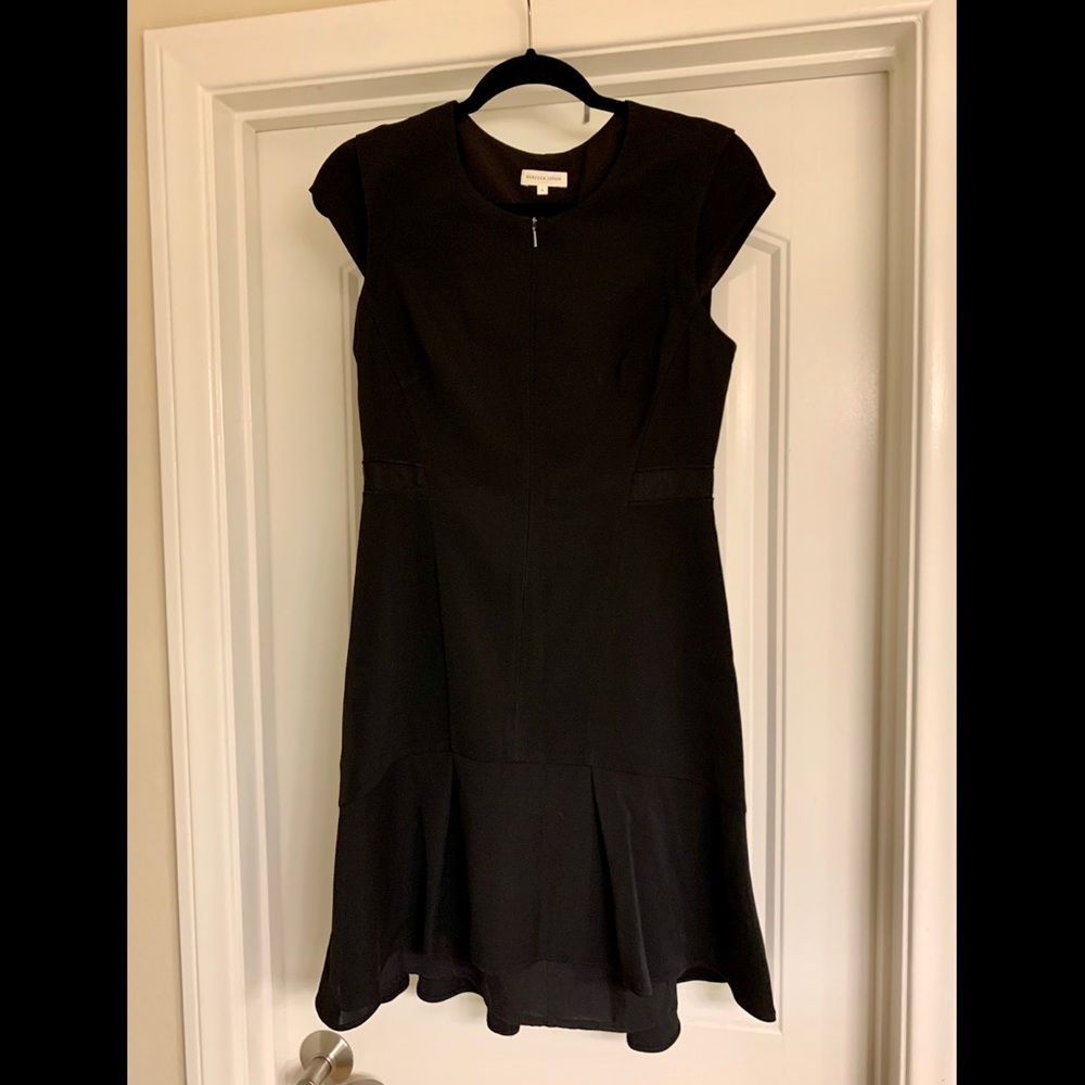 Rebecca Taylor Zip Front Black Dress